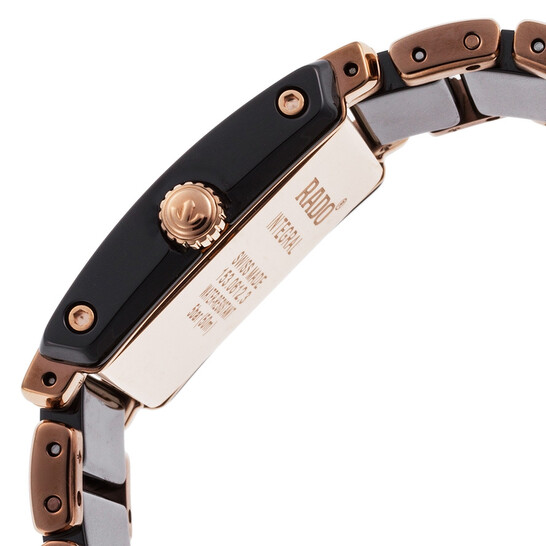 Rado Integral Quartz Black Dial Two-tone Ceramic/Stainless Steel Ladies Watch R20612152 - 546x546 Image #3