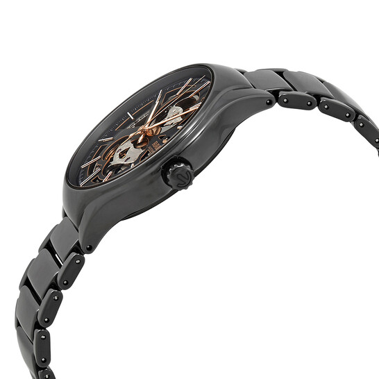 Rado True Automatic Open Heart Black/Skeleton Dial Men's High-Tech