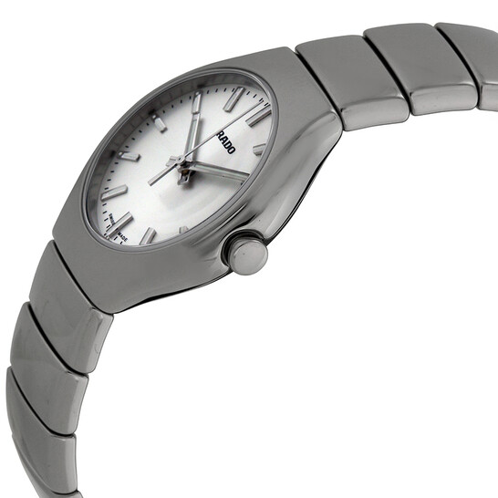 Rado True Silver Dial Platinum-Tone Ceramic Ladies Watch R27656122 - 546x546 Image #2