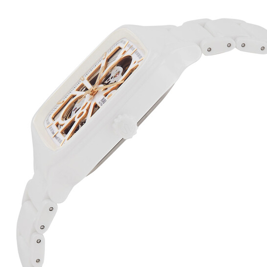 Rado True Square Open Heart Automatic White Dial Unisex Watch