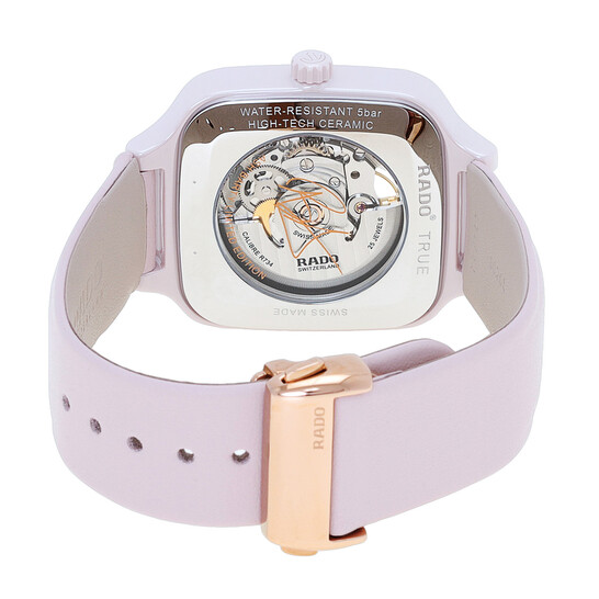 Rado True Square x Ash Barty Limited Edition Automatic White