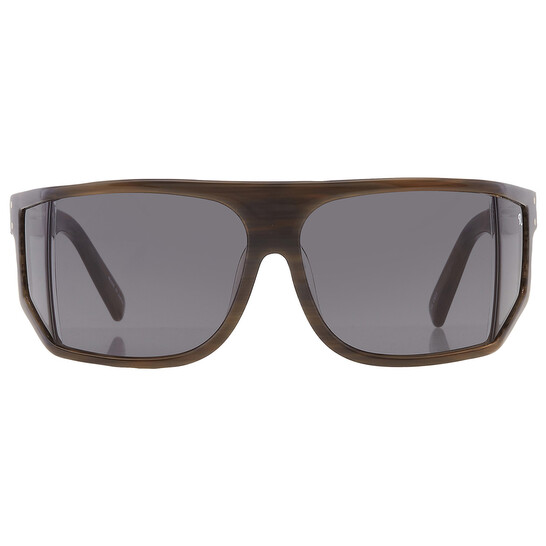 Raf Simons X Linda Farrow Silver Wrap Unisex Sunglasses