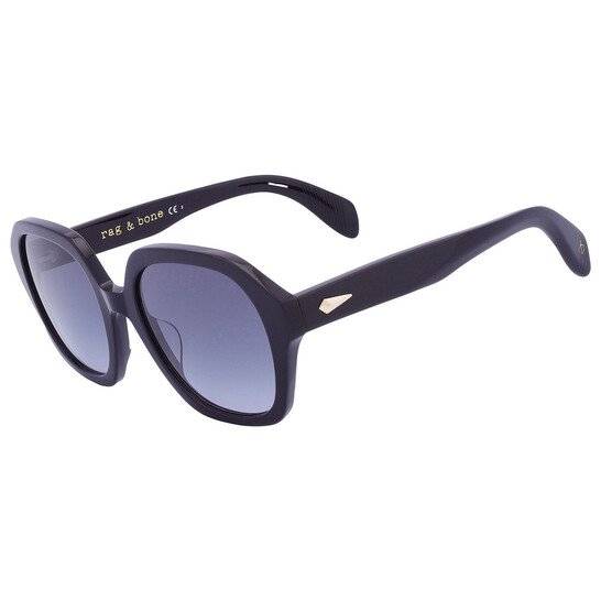Rag And Bone Grey Gradient Square Ladies Sunglasses RNB1063