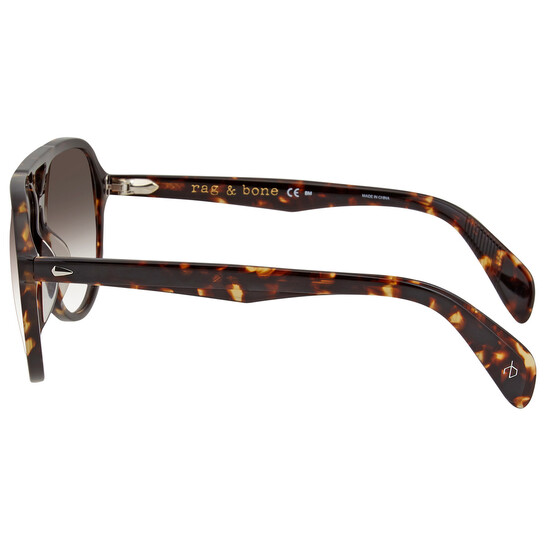 Rag and bone cat eye tortoise shell sunglasses pre loved Rag&Bone 1020 Cat Eye Sunglasses Tokyo Tortoise Crystal Gold  main image 4