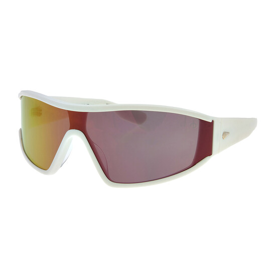 Rag & Bone RNB6003/S 0VK6 TE Sunglasses White Shield Frame, Mirror Lenses Rag And Bone Rag & Bone Multilayer Violet Shield Ladies  main image 2
