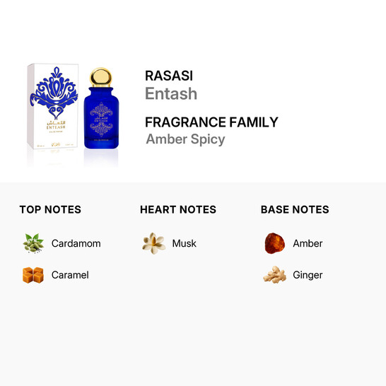 Rasasi Unisex Entash EDP Spray 3.38 oz Fragrances 0 614514438091
