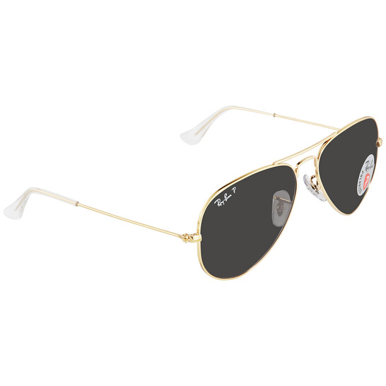 Ray-Ban Aviator Classic Polarized Black Pilot Unisex  display picture 1