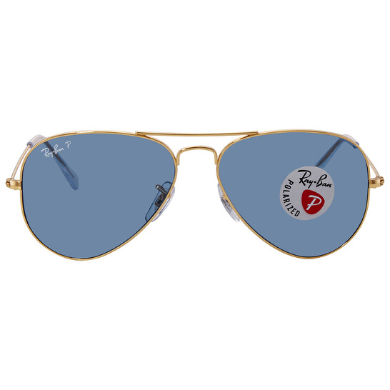 Ray-Ban Aviator Classic Polarized Blue Unisex Sunglasses RB3025