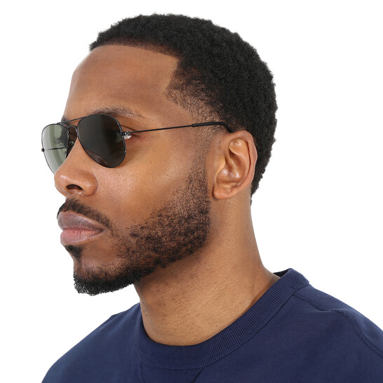 小物 RAY-BAN AVIATOR Lifestyle RB3025 002/58 Ray-Ban Aviator Classic Green Polarized Unisex Sunglasses