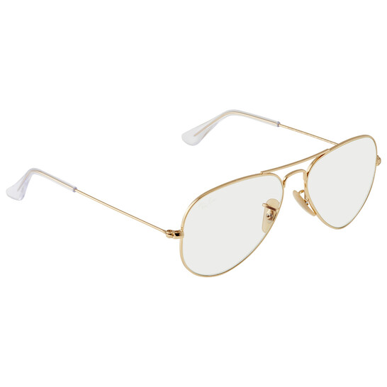 Ray-Ban Aviator Clear Evolve Grey Unisex Sunglasses RB3025 001/5F