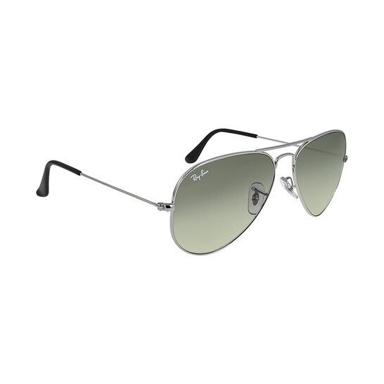 Ray-Ban Aviator Gradient Grey Gradient Unisex Sunglasses RB3025