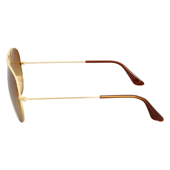 Ray-Ban Aviator Gradient Polarized Brown Unisex Sunglasses  display picture 3