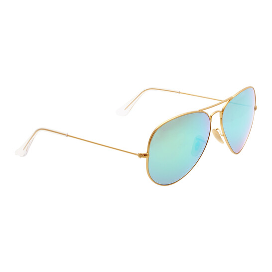 Ray Ban Aviator Green Flash Unisex Sunglasses RB3025 112/19 62