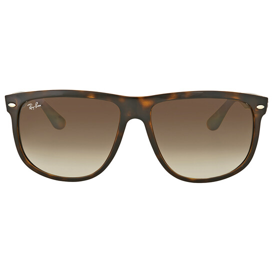 Ray Ban レイバン ボーイフレンド サングラス (BOYFRIEND RB4147 710/51) | ブラウンハバナフレーム ブラウングラデーションレンズ | 60□15 | イタリア製 ブランド 眼鏡【メンズ】【中古】【K4638】 Ray-Ban Boyfriend Light Brown Gradient Square Men's Sunglasses