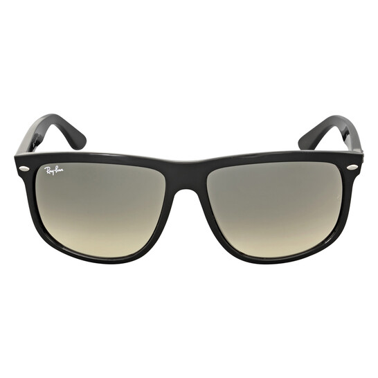 Ray-Ban Boyfriend Light Grey Gradient Rectangular Men's Sunglasses