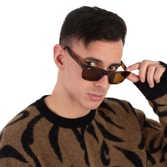 Ray-Ban Burbank Brown Rectangular Men's Sunglasses RB2283 954/33