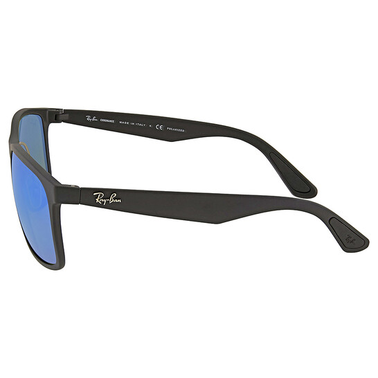 Ray-Ban RB4264 CHROMANCE ブルーレンズ RB4264 CHROMANCE Sunglasses in Black and Blue - RB4264 | Ray