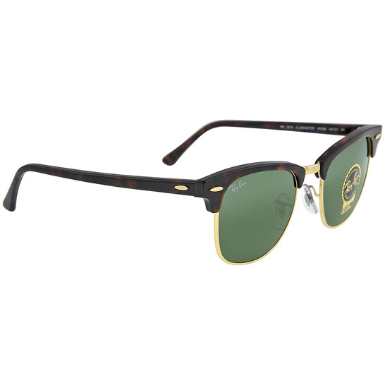 Ray-Ban Clubmaster Classic Green Unisex Sunglasses RB3016 W0366 49