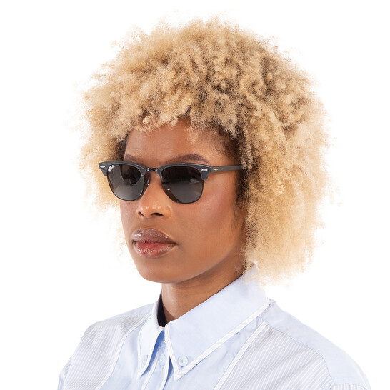 Ray-Ban Clubmaster Dark Grey Square Unisex Sunglasses RB3016