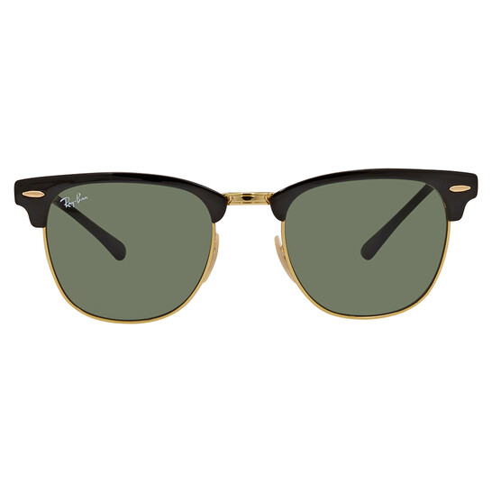 Ray-Ban Clubmaster Metal Green Square Unisex Sunglasses RB3716 187