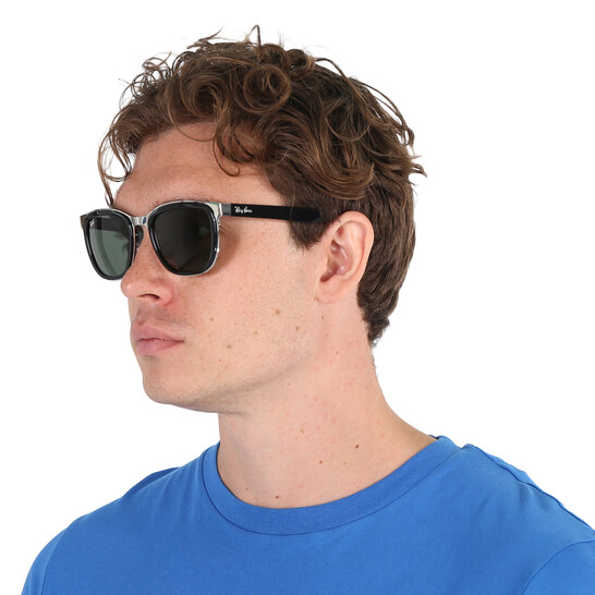 RayBan Clyde Sunglasses Clyde RB3709 004/5J blue - eye-oo.com main image 4