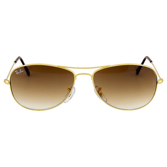 小物 Ray-Ban RB3362 COCKPIT 001/51 Ray-Ban Cockpit RB3362 00151 Gold Crystal Brown Gradient