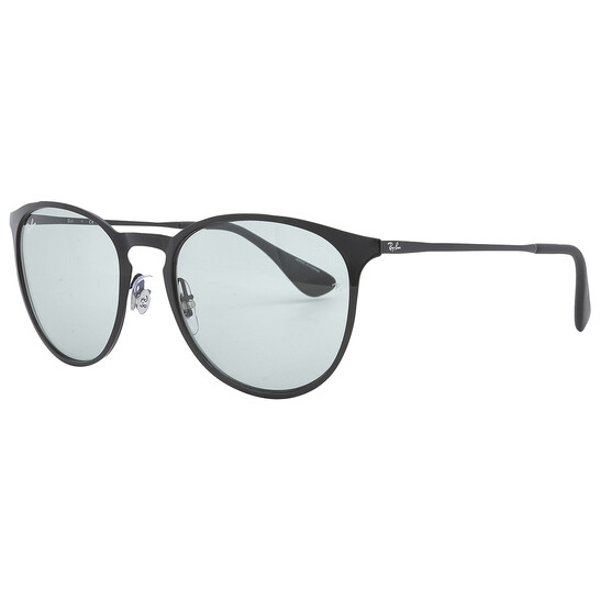 【美品】^_^Ray-Ban RB3539 002/Q5 Amazon.com: Ray-Ban Rb3539 Erika Metal Round, Black/Light