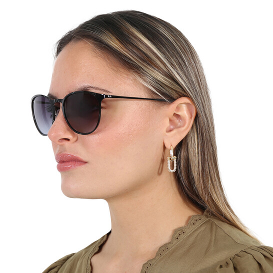 Ray-Ban Erika Metal Grey Gradient Phantos Ladies Sunglasses RB3539