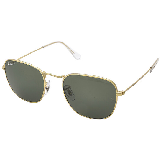 Ray-Ban Frank Polarized Green Square Unisex Sunglasses
