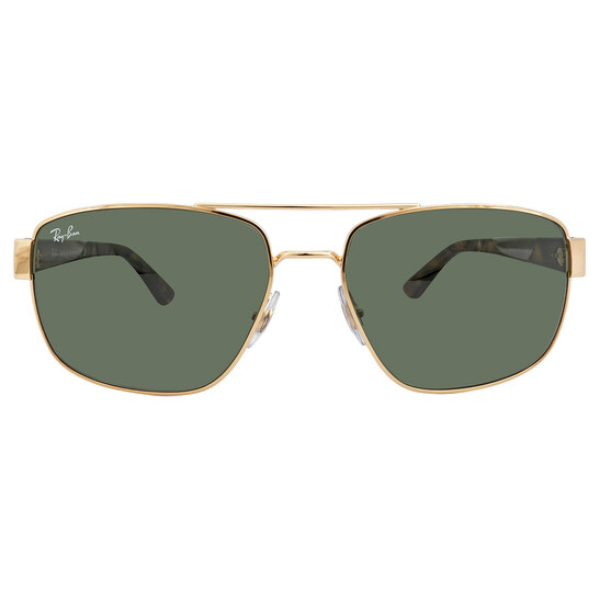 Ray-Ban G-15 Green Navigator Men's Sunglasses RB3663 001/31 60