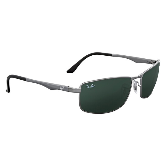 Ray Ban Green Classic G-15 Rectangular Men's Sunglasses RB3498 004/71 61 Ray Ban Green Classic G-15 Rectangular Men's Sunglasses RB3498 004/71 61 - 546x546 Image #3