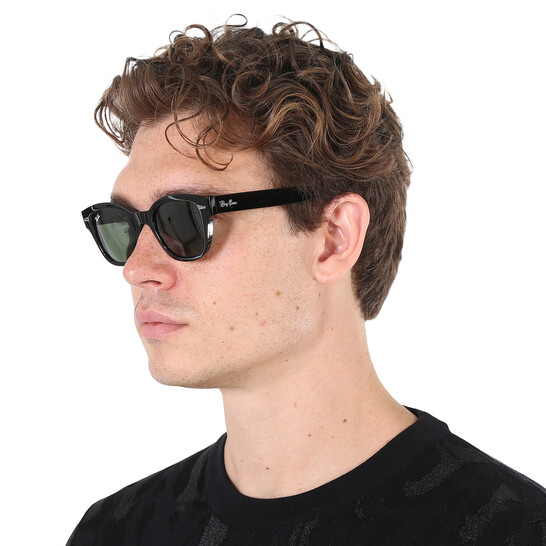 Ray-Ban Green Classic Square Unisex Sunglasses RB0880S 901