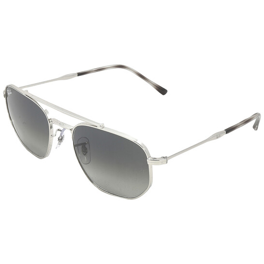 Ray-Ban Grey Gradient Irregular Unisex Sunglasses RB3707 003