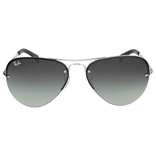 Ray-Ban アビエーター ティアードロップ RB3449 003/8G RB3449 Sunglasses in Silver and Grey Gradient - RB3449 | Ray