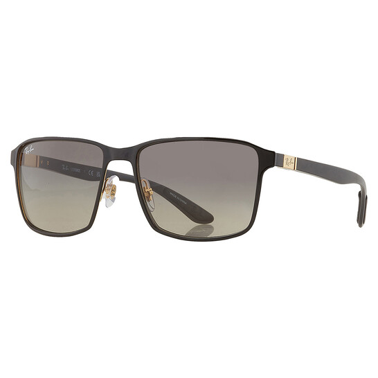 Ray-Ban Grey Square Unisex Sunglasses RB3721 187/11 59