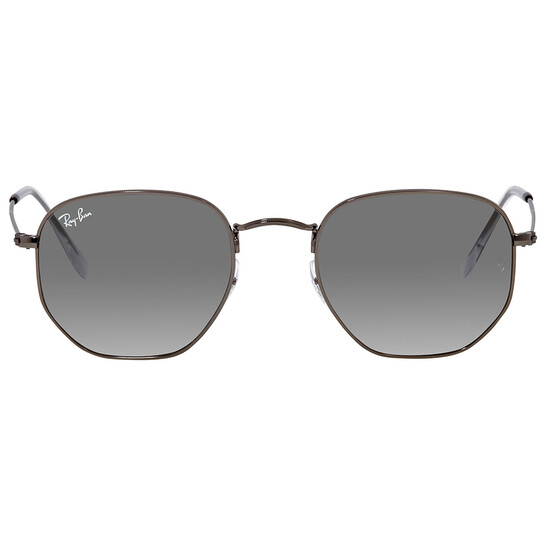 Ray-Ban Hexagonal Flat Lenses Grey Gradient Geometric Unisex