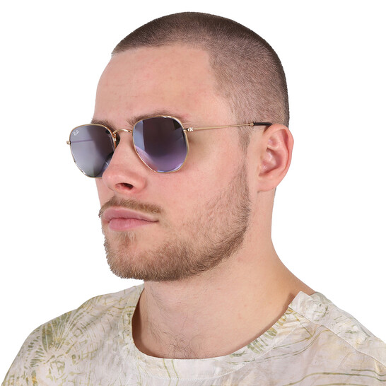 Lilac Ray Bans Hexagonal Glasses Lilac Mirror Ray Ban Hexagonal