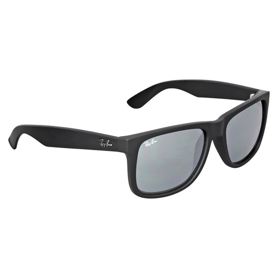 RayBan サングラス レイバン JUSTIN COLOR MIX JUSTIN COLOR MIX Sunglasses in Rubber Black and Gold Mirror
