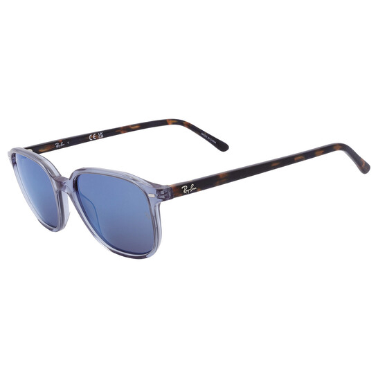 Ray-Ban Leonard Blue Mirror Square Unisex Sunglasses RB2193 6638O4