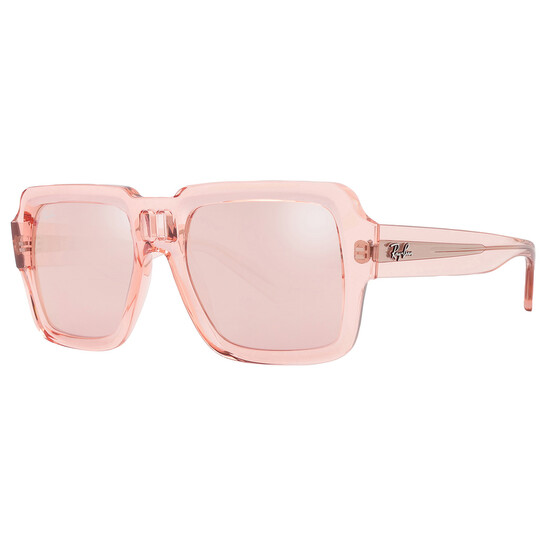 Ray-Ban Magellan Bio Based Pink Mirror Square Unisex