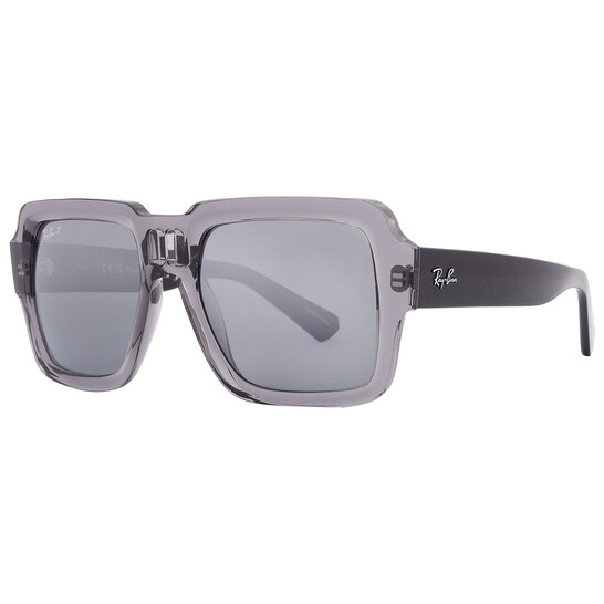 Ray-Ban Magellan Bio Based Polarized Grey Mirror Gradient  display picture 1