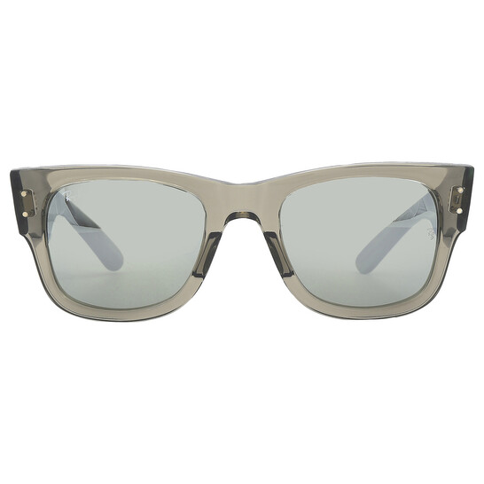 Ray-Ban Mega Wayfarer Silver Mirror Square Unisex Sunglasses