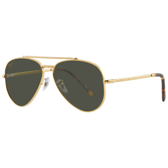 Ray-Ban New Aviator Green Aviator Unisex Sunglasses RB3625 919631