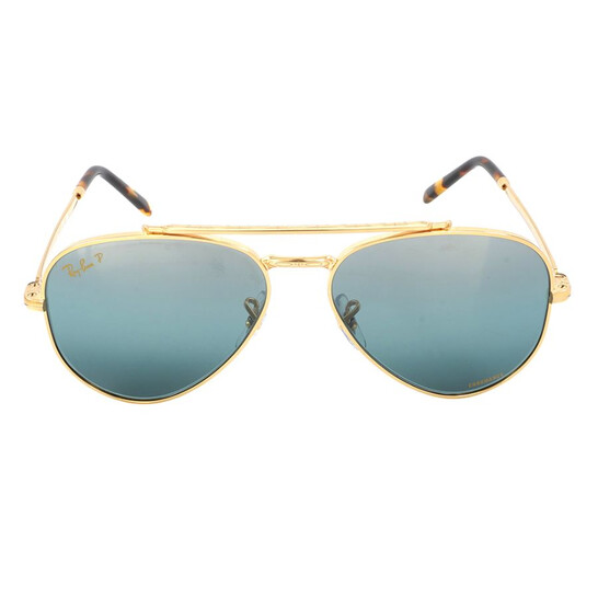Ray-Ban New Aviator Polarized Clear Gradient Dark Blue