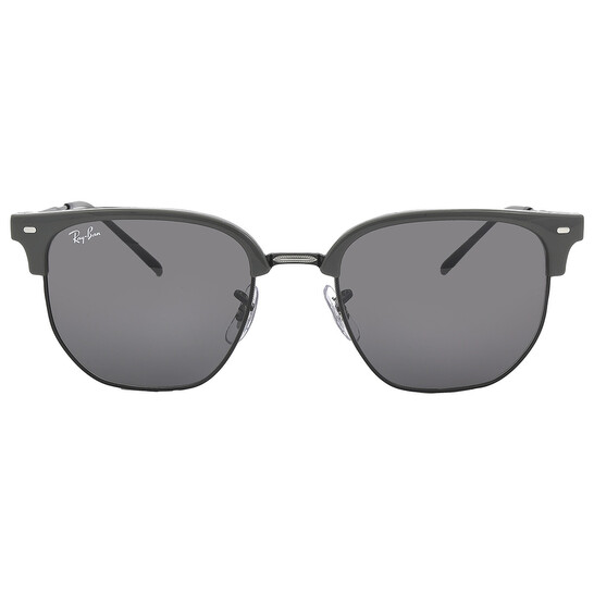 Ray Ban New Clubmaster Dark Gray Irregular Unisex Sunglasses RB4416 6653B1 53 - 546x546