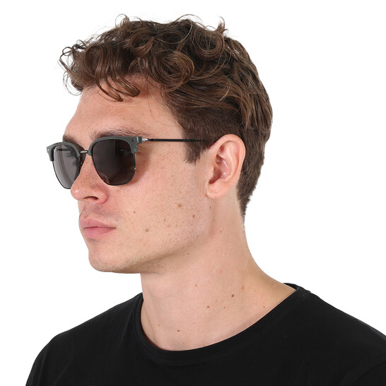 Ray Ban New Clubmaster Dark Gray Irregular Unisex Sunglasses RB4416 6653B1 53 - 546x546 Image #2