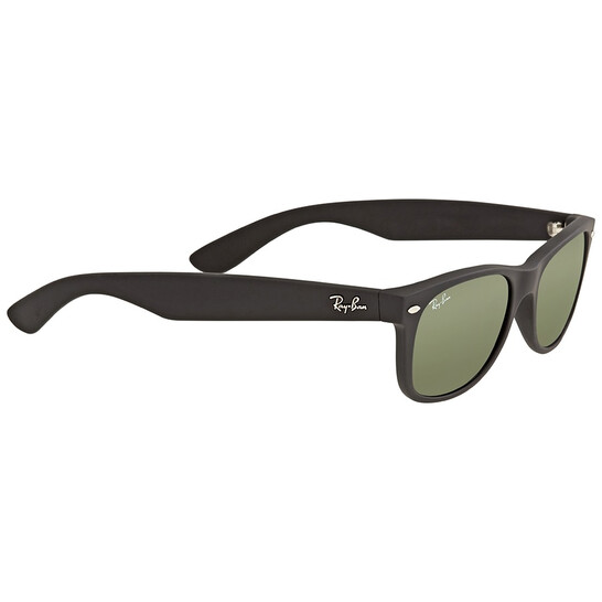 Ray Ban New Wayfarer Classic Green Unisex Sunglasses RB2132 622 52 - 546x546 Image #2