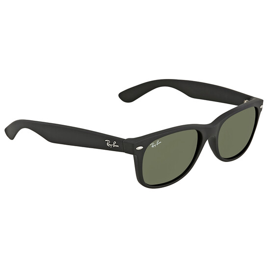 Ray Ban New Wayfarer Classic Green Unisex Sunglasses RB2132 622 55 - 546x546 Image #3