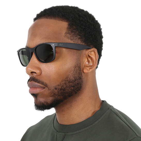 Ray-Ban New Wayfarer Classic Green Unisex Sunglasses RB2132 622 58