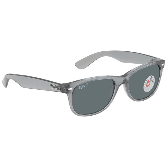 Ray-Ban New Wayfarer Classic Polarized Dark Blue Unisex Sunglasses